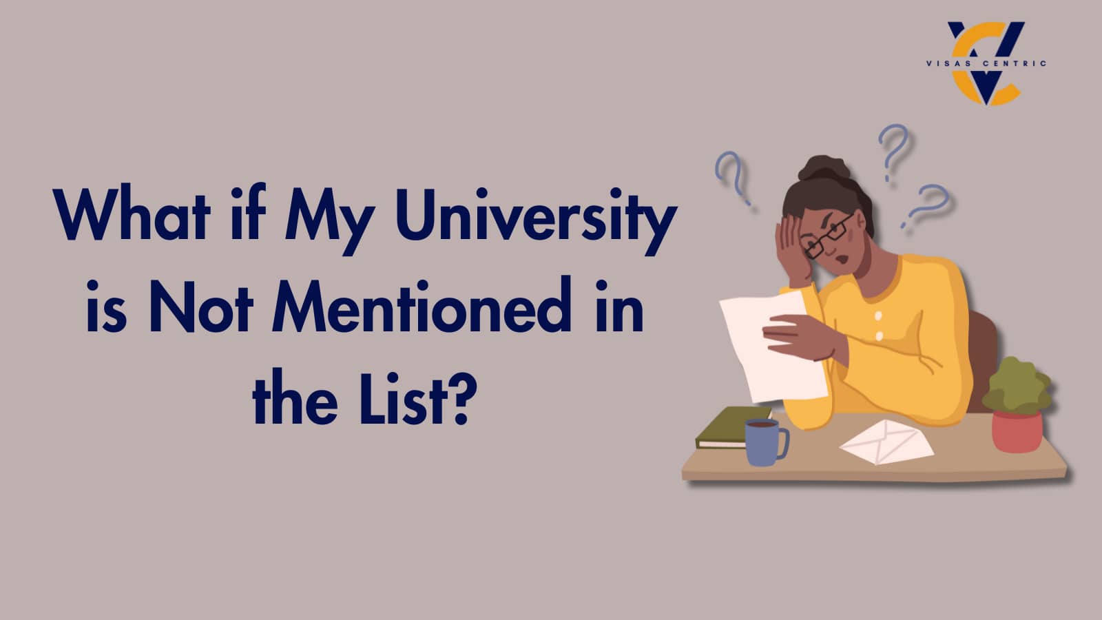 What if My University is Not Mentioned in the List